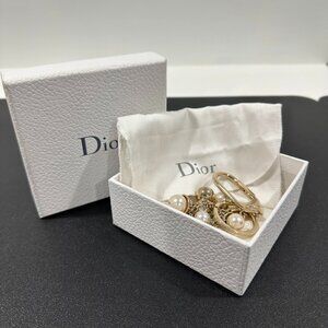 Christian Dior Mise en Dior Tribal Bag Charm Metal with Faux Pearls (JB1233)